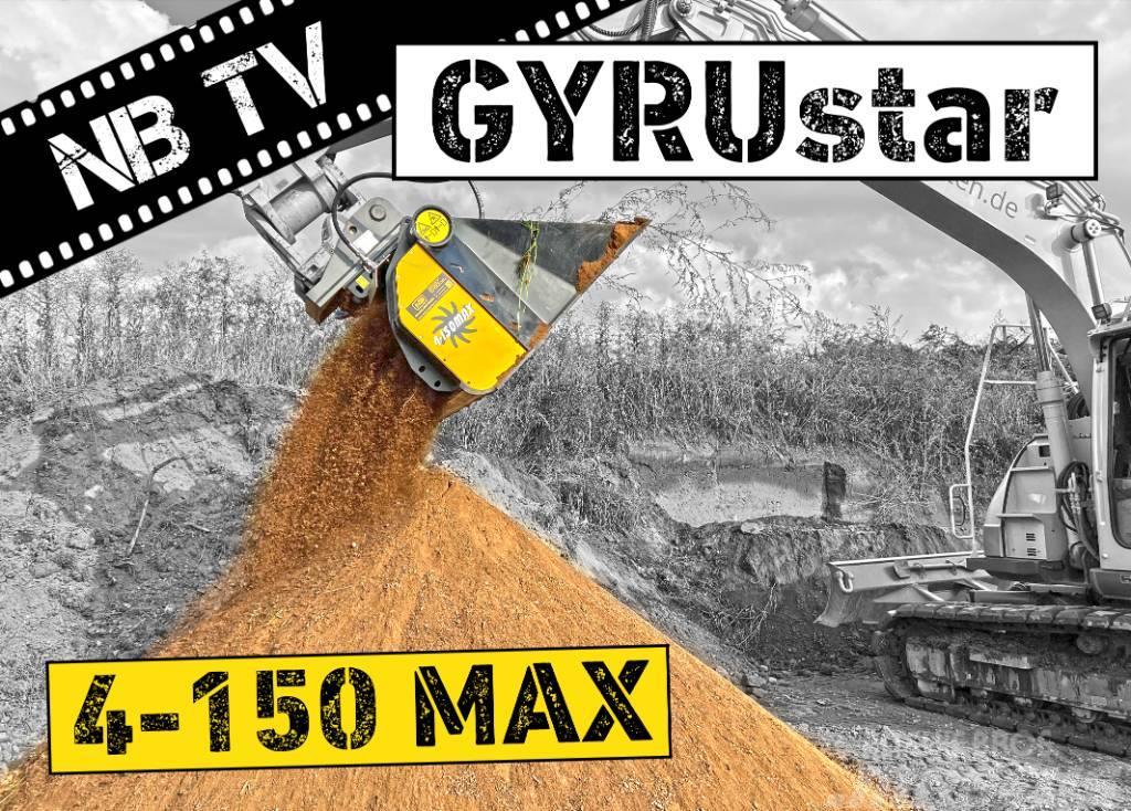 Gyru-Star 4-150MAX (opt. Verachtert CW40, Lehnhoff) Baldes crivo