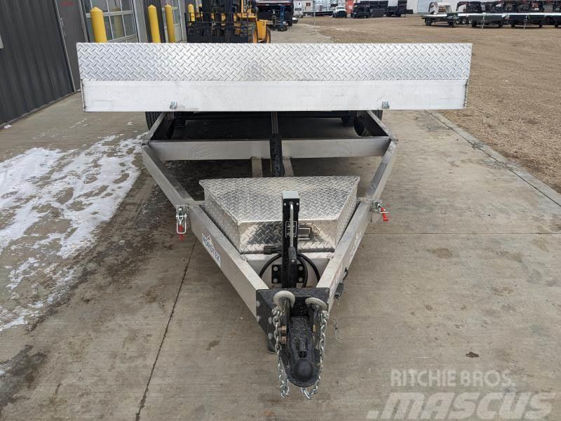  82 x 18' Aluminum Hydraulic Tilt Deck Trailer 82 x Reboques de transporte Auto