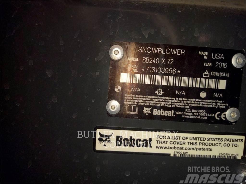 Bobcat SB240 X72 Lançadores de neve