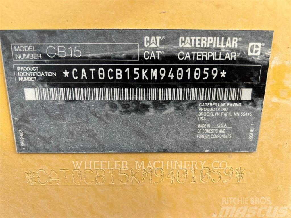 CAT CB15 CW VV Cilindros Compactadores tandem