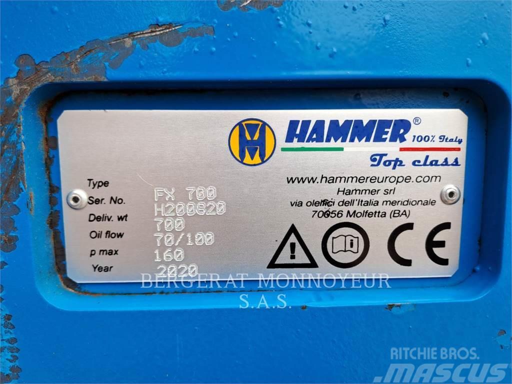 Hammer BRH.FX700.8T/14T Martelos Hidráulicos