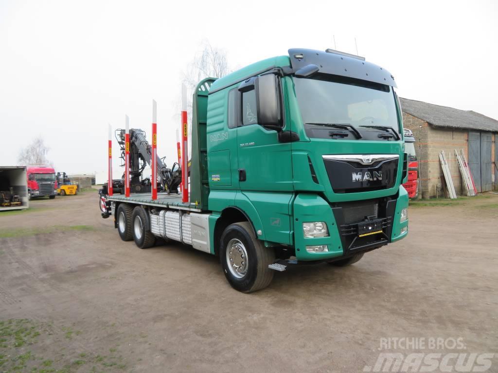 MAN TGX 33.480 Camiões de transporte de troncos