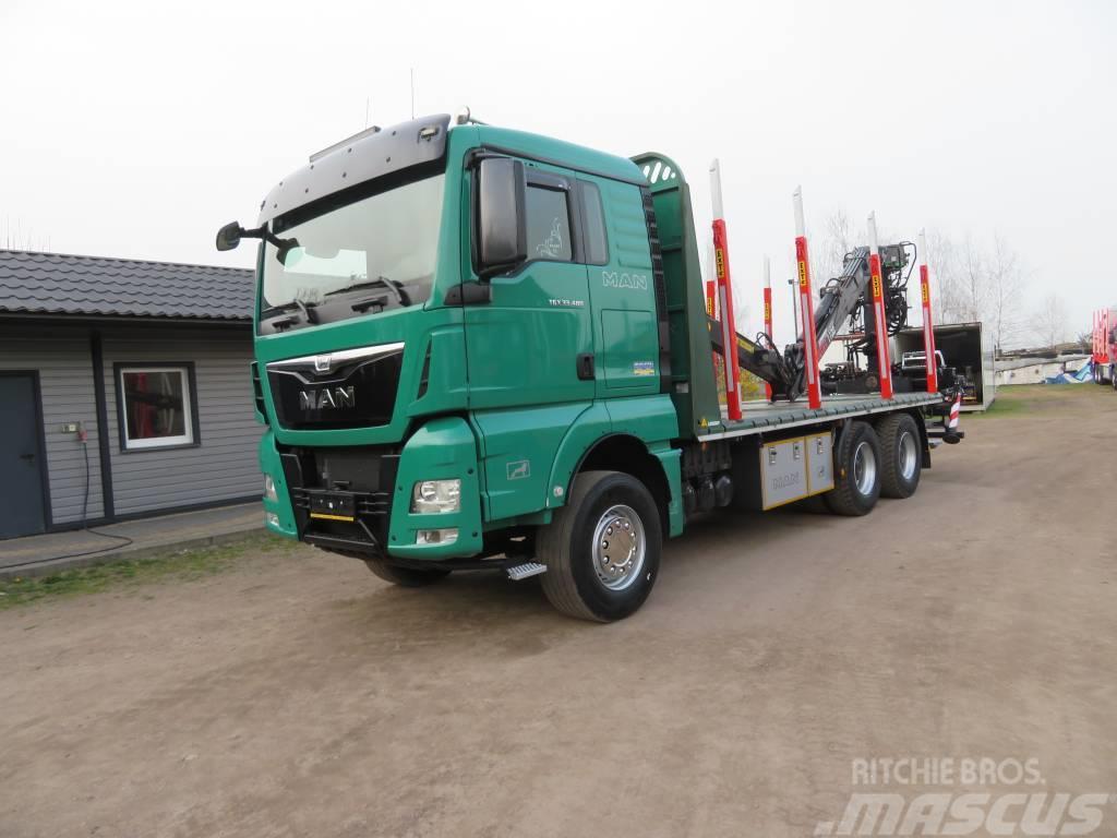 MAN TGX 33.480 Camiões de transporte de troncos