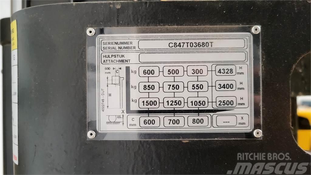 Yale stapelaar MS15X-IL 2018 3W4328 Empilhador para operador externo