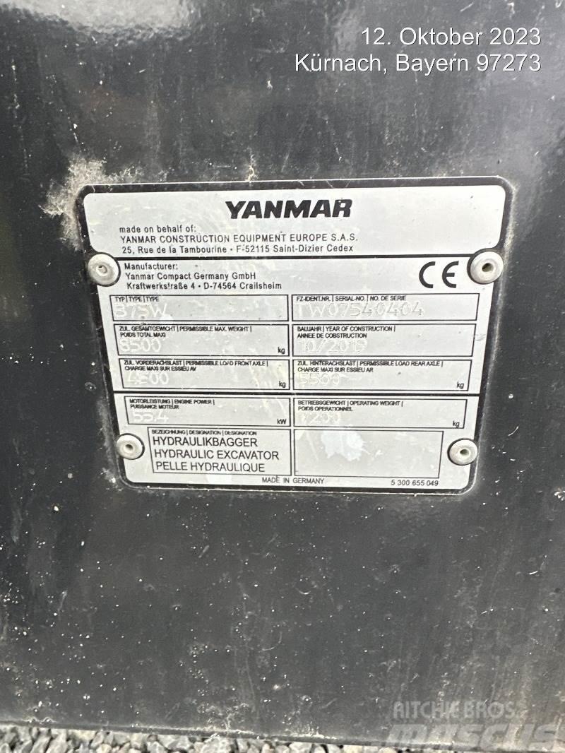 Yanmar B75W Escavadoras de rodas