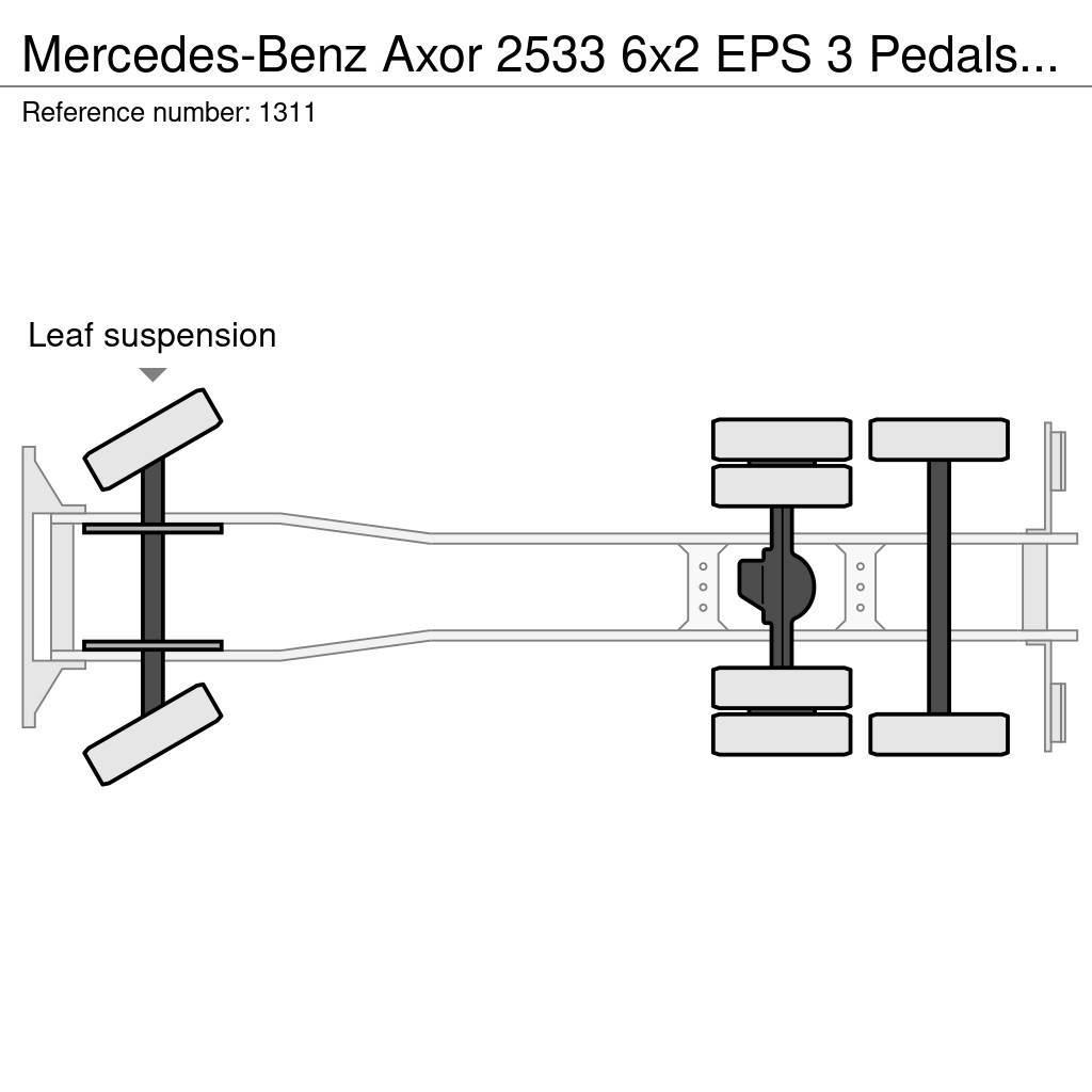 Mercedes-Benz Axor 2533 6x2 EPS 3 Pedals Chassis Cab Good Condit Camiões de chassis e cabine