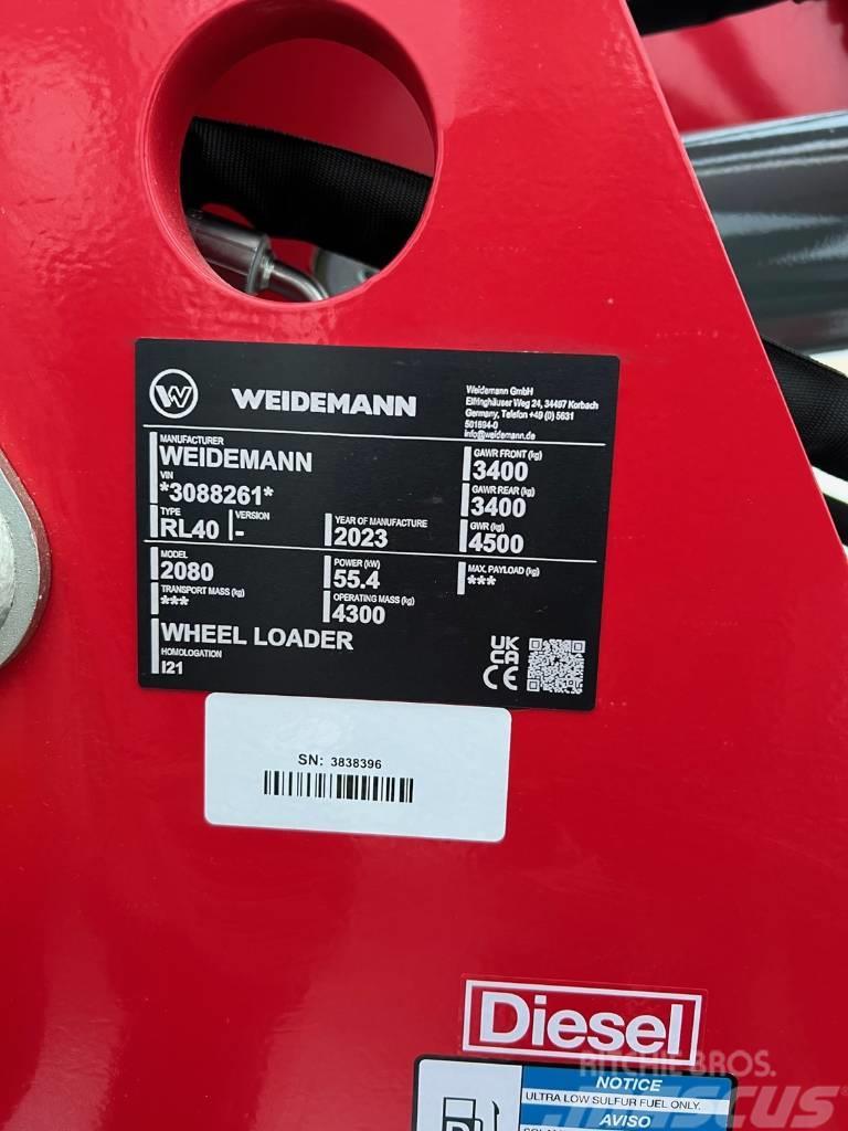 Weidemann 2080 Pás carregadoras de rodas