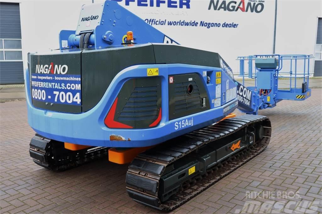 Nagano S15AUJ Valid inspection, *Guarantee! Diesel, 15 m Elevadores braços Telescópicos