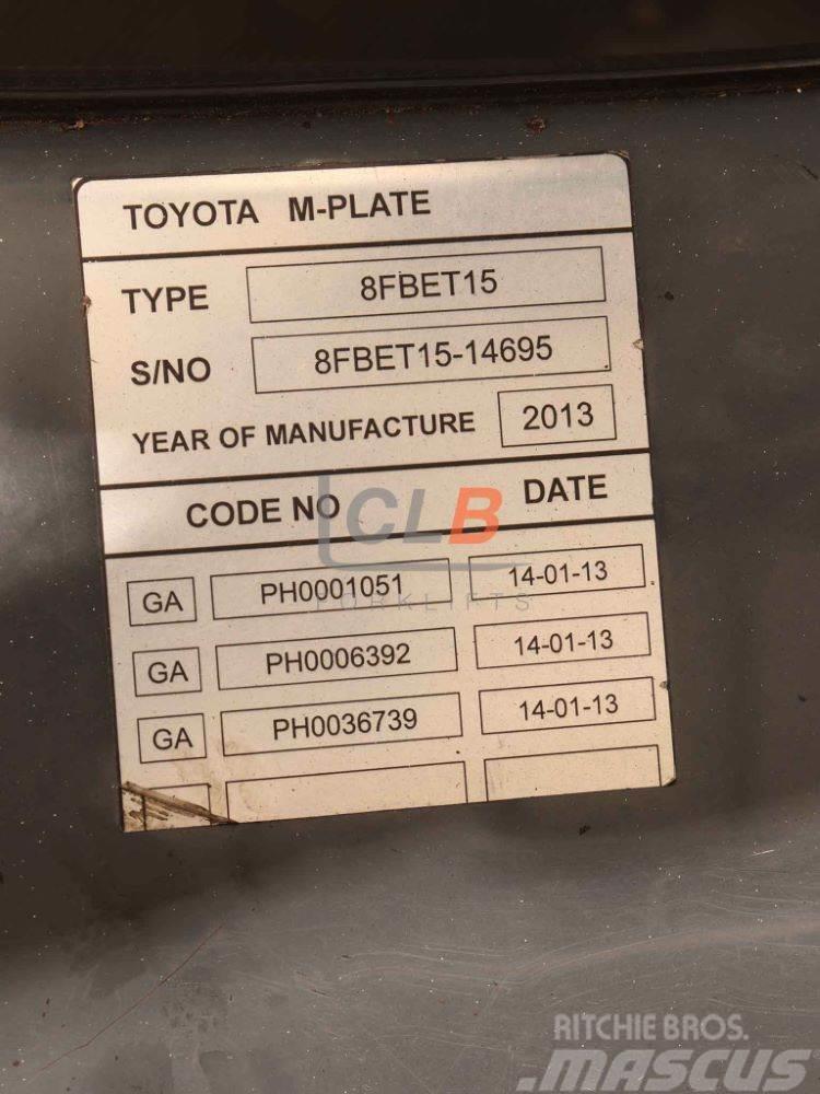 Toyota 8 FBET 15 Empilhadores - Outros