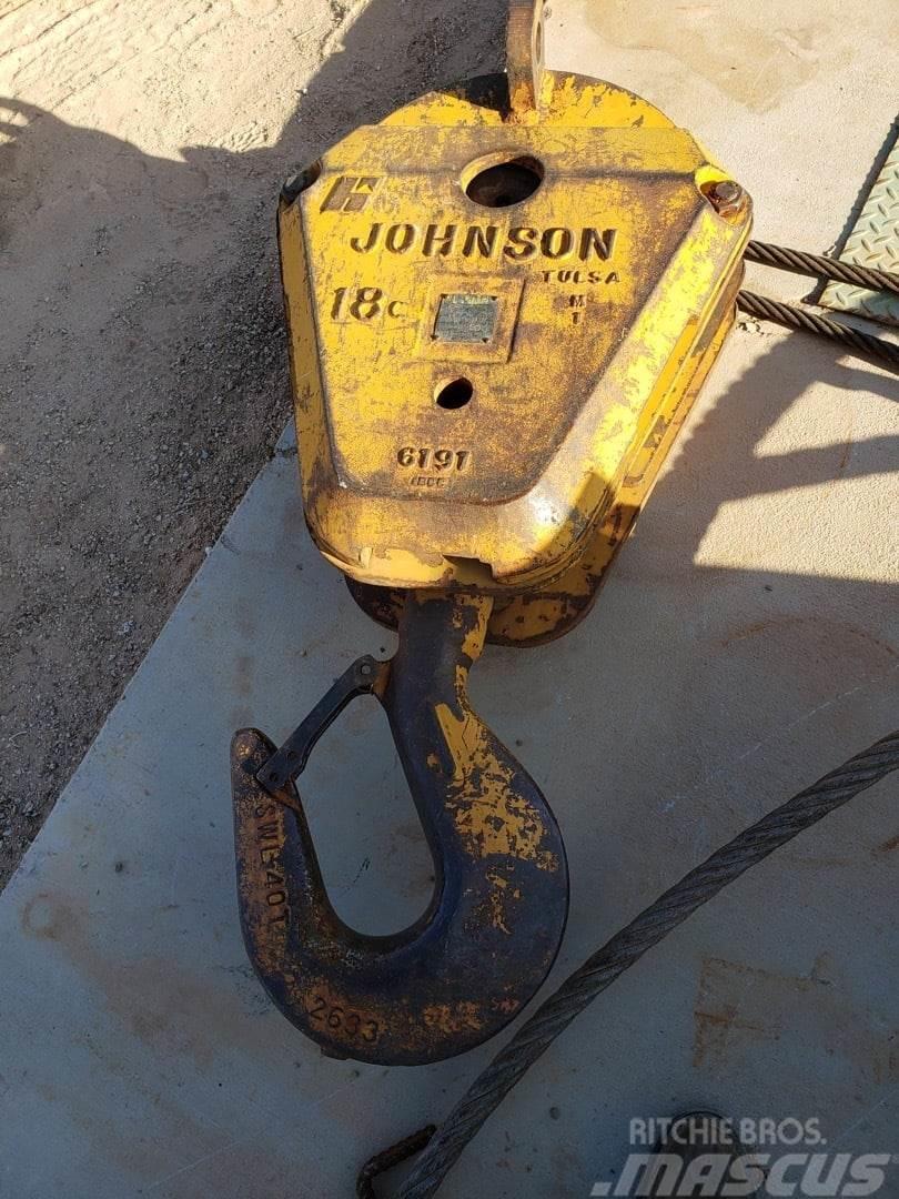 Johnson  Peças e equipamento de gruas