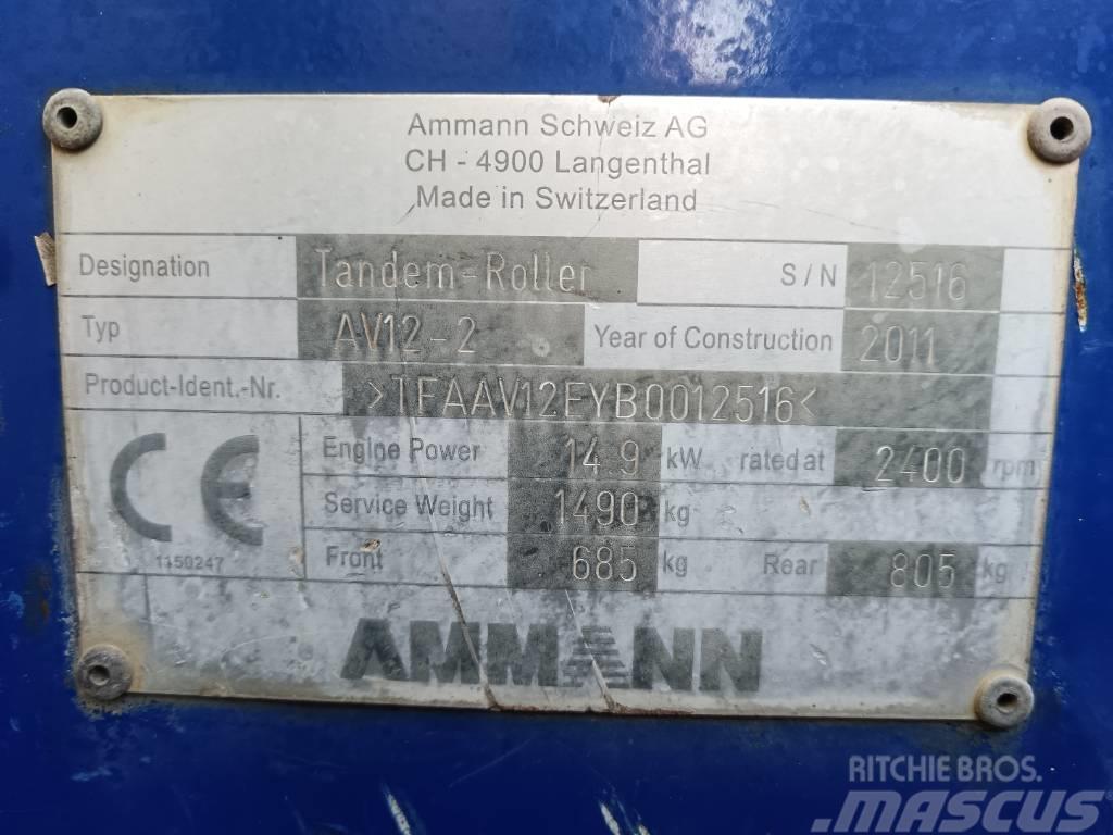Ammann AV 12-2 Cilindros Compactadores tandem