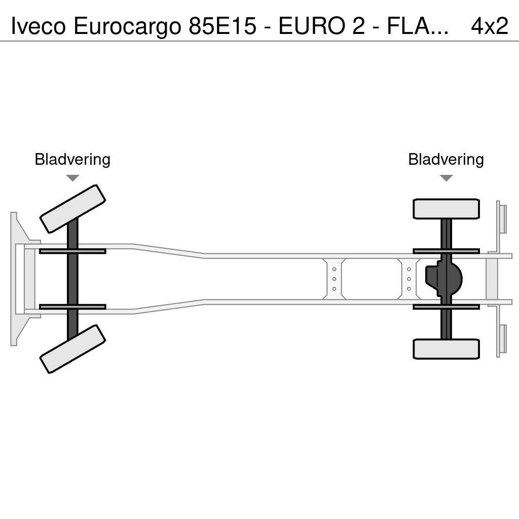 Iveco Eurocargo 85E15 - EURO 2 - FLATBED Camiões estrado/caixa aberta