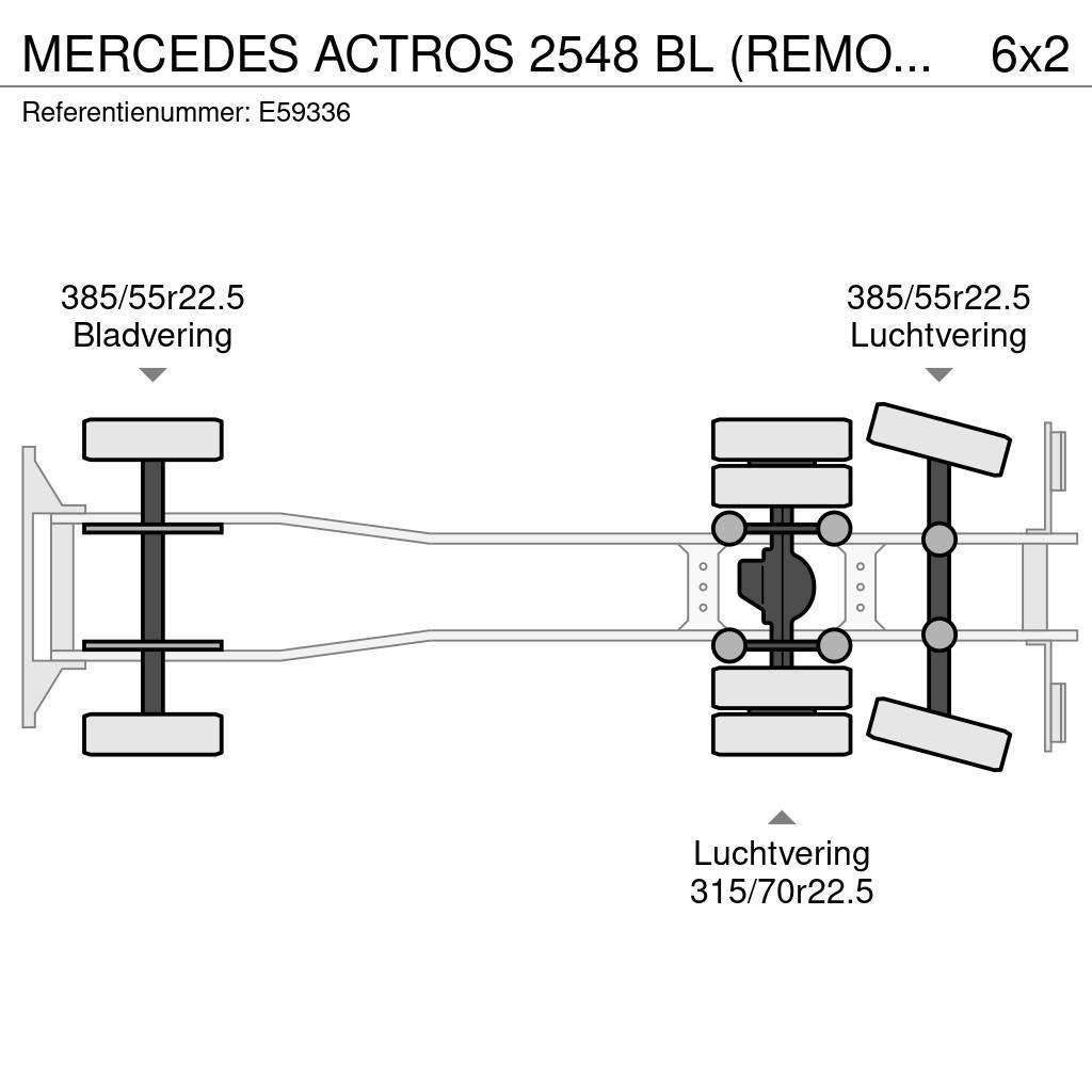 Mercedes-Benz ACTROS 2548 BL (REMORQUE:+6.000€) Camiões caixa cortinas laterais