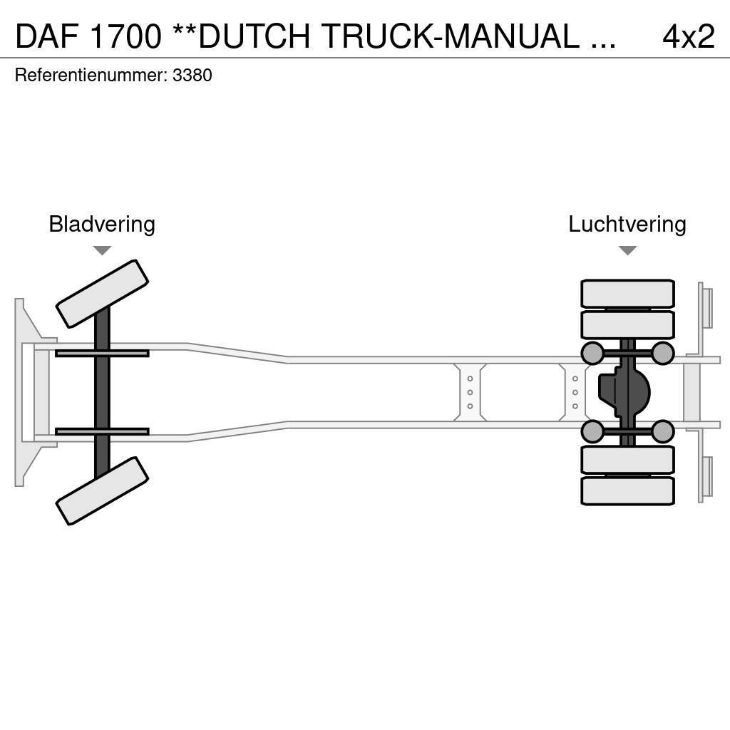 DAF 1700 **DUTCH TRUCK-MANUAL PUMP** Camiões de caixa fechada