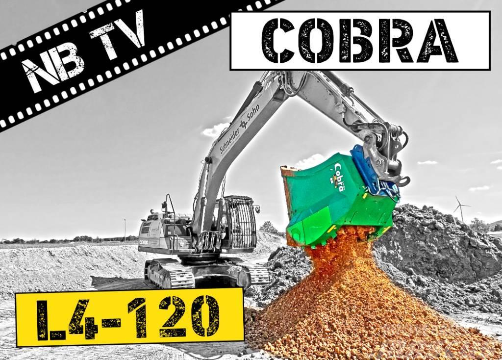 Cobra Siebschaufel L4-120 | Schaufelseparator Bagger Baldes crivo