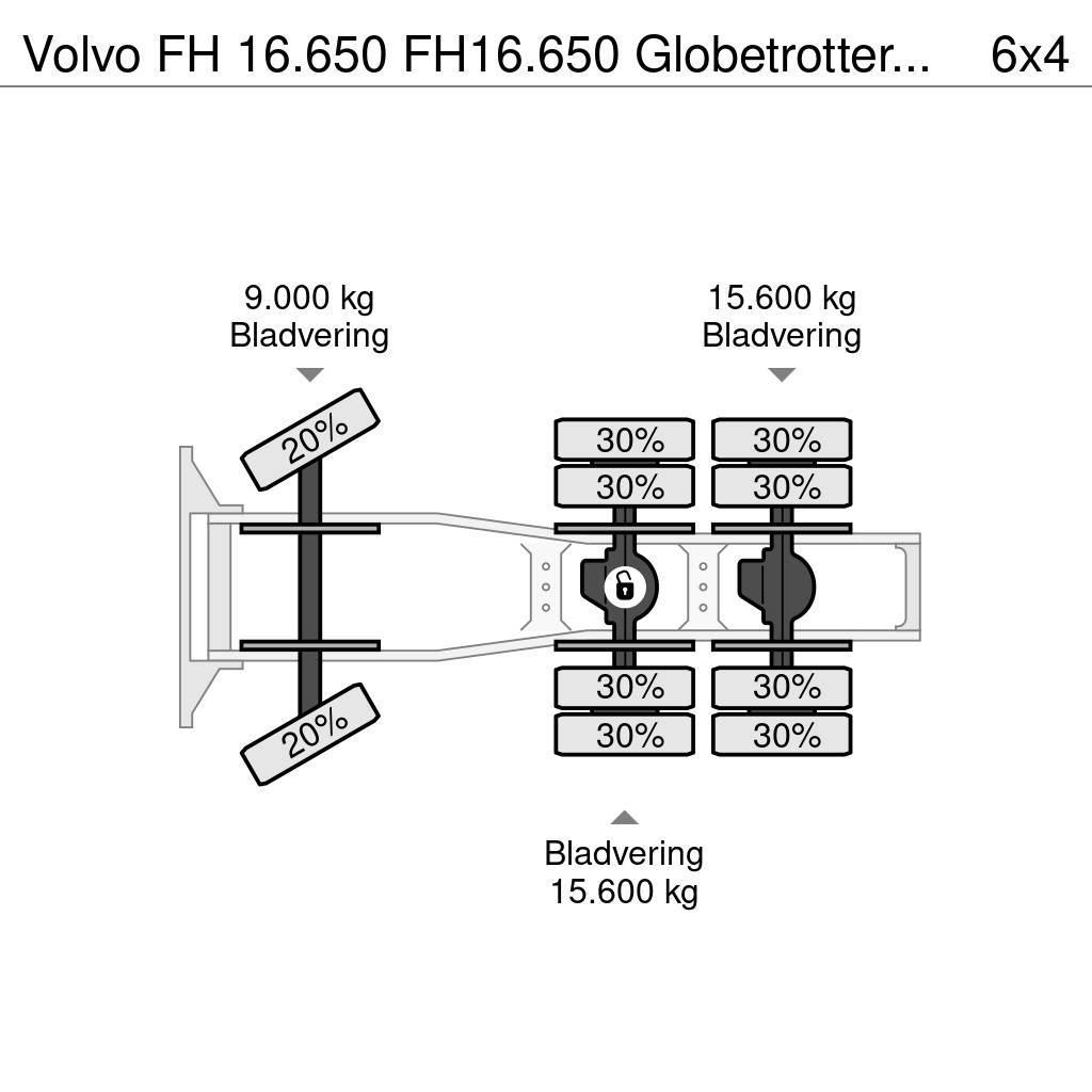 Volvo FH 16.650 FH16.650 Globetrotter EU6 VEB 200Ton Tractores (camiões)