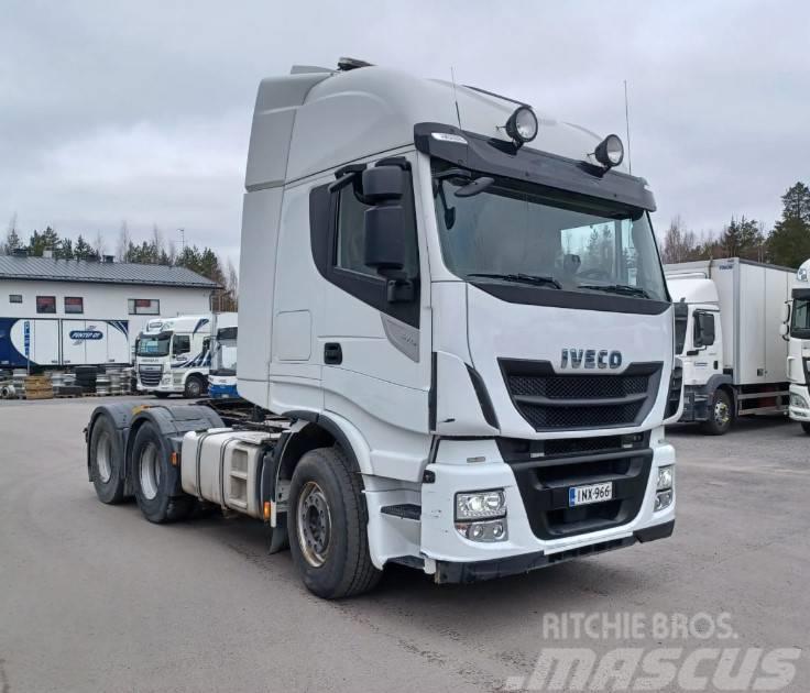 Iveco Stralis 570 6x4 lisähydrauliikka Tractores (camiões)