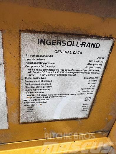 Ingersoll Rand P175WD Compressores