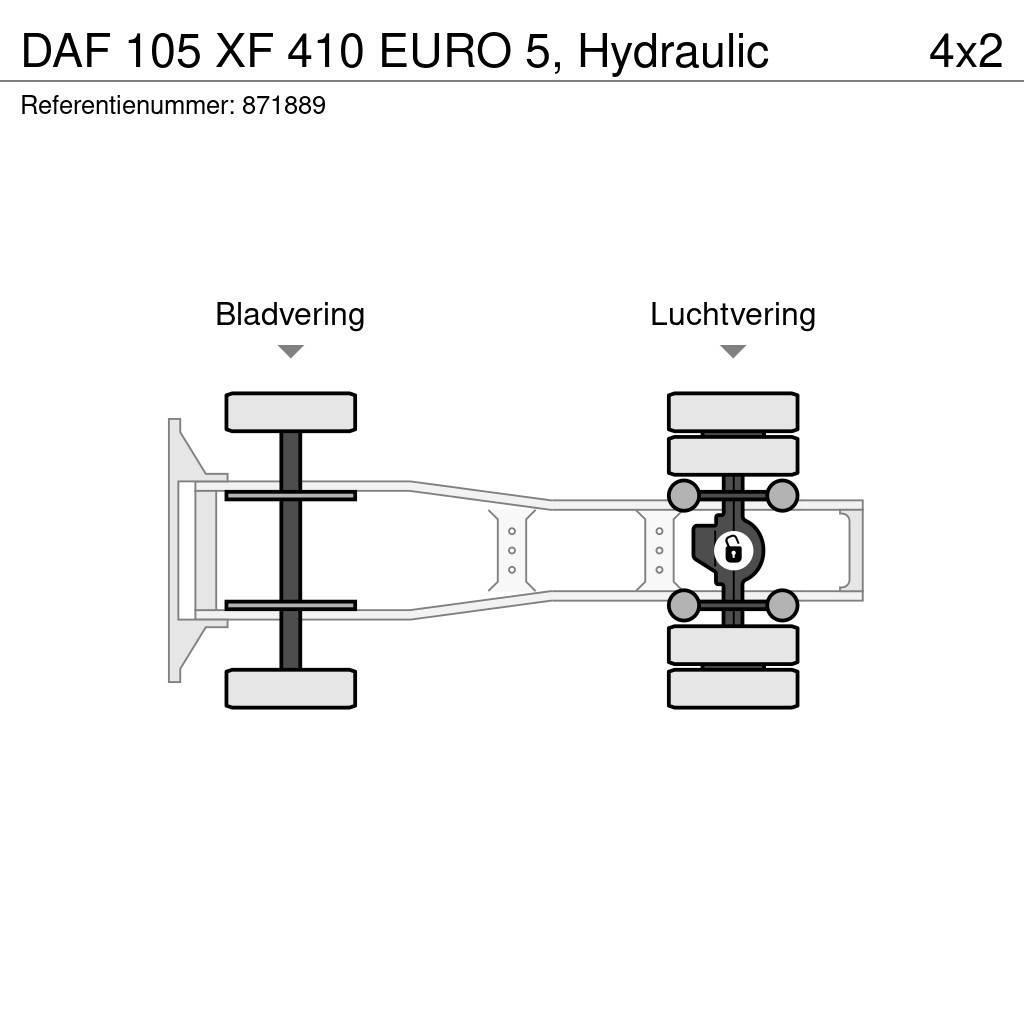 DAF 105 XF 410 EURO 5, Hydraulic Tractores (camiões)