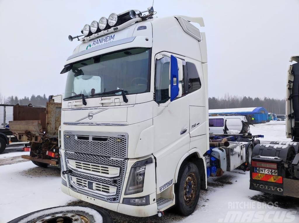 Volvo FH16 750 HP 6x2 / ENGINE DEFECT/ ATO3512F GEARBOX Chassis e suspensões