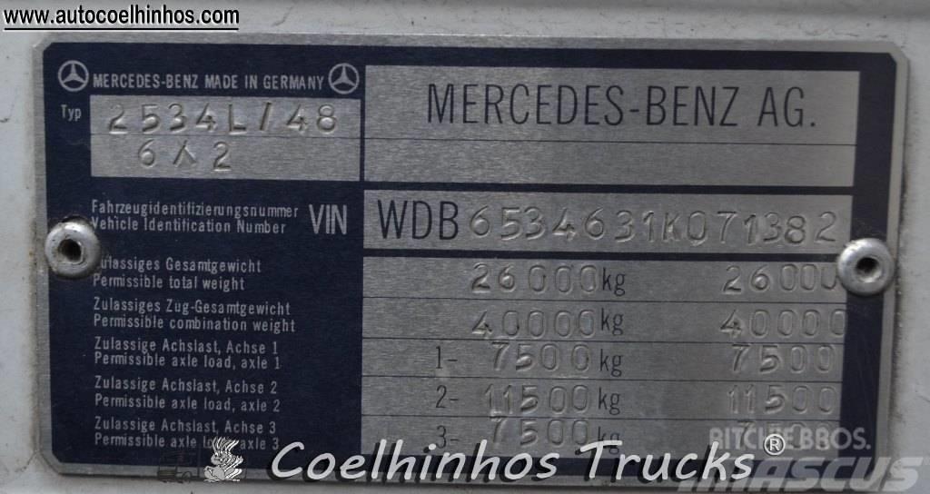 Mercedes-Benz 2534 SK Camiões caixa cortinas laterais