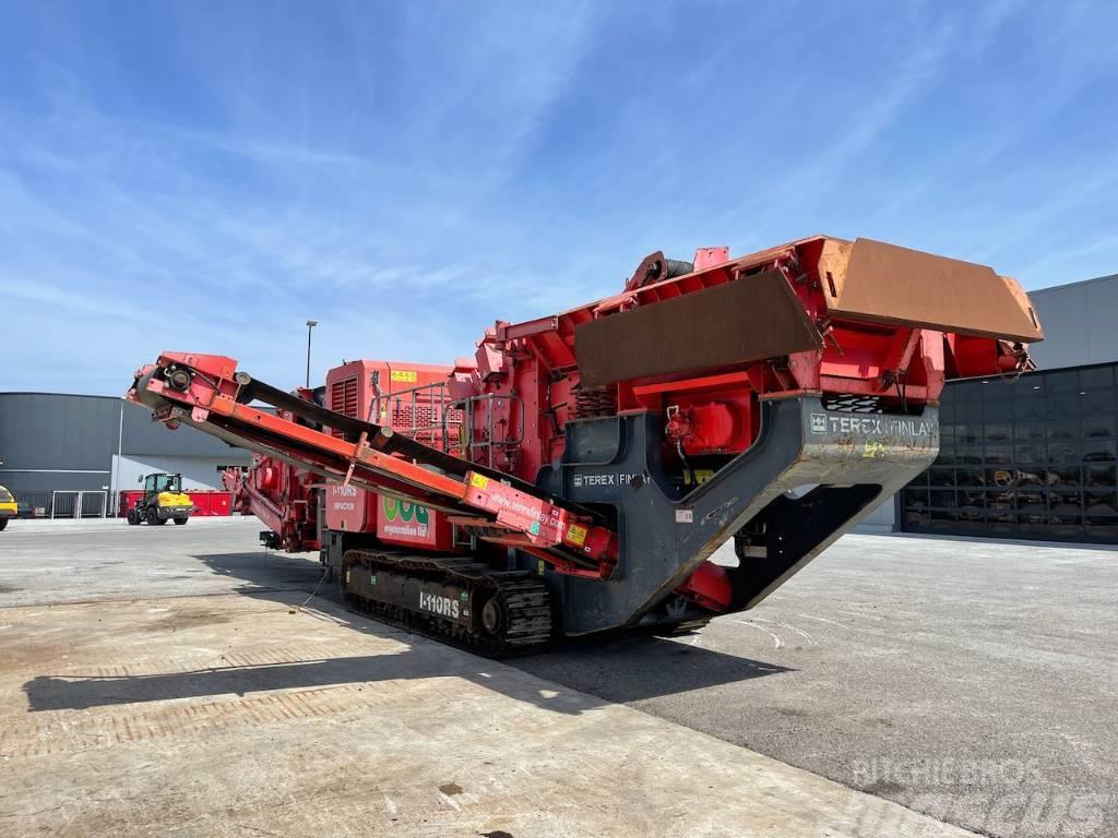 Terex Finlay I110RS Tracked Impact Crusher with screen deck Britadeiras