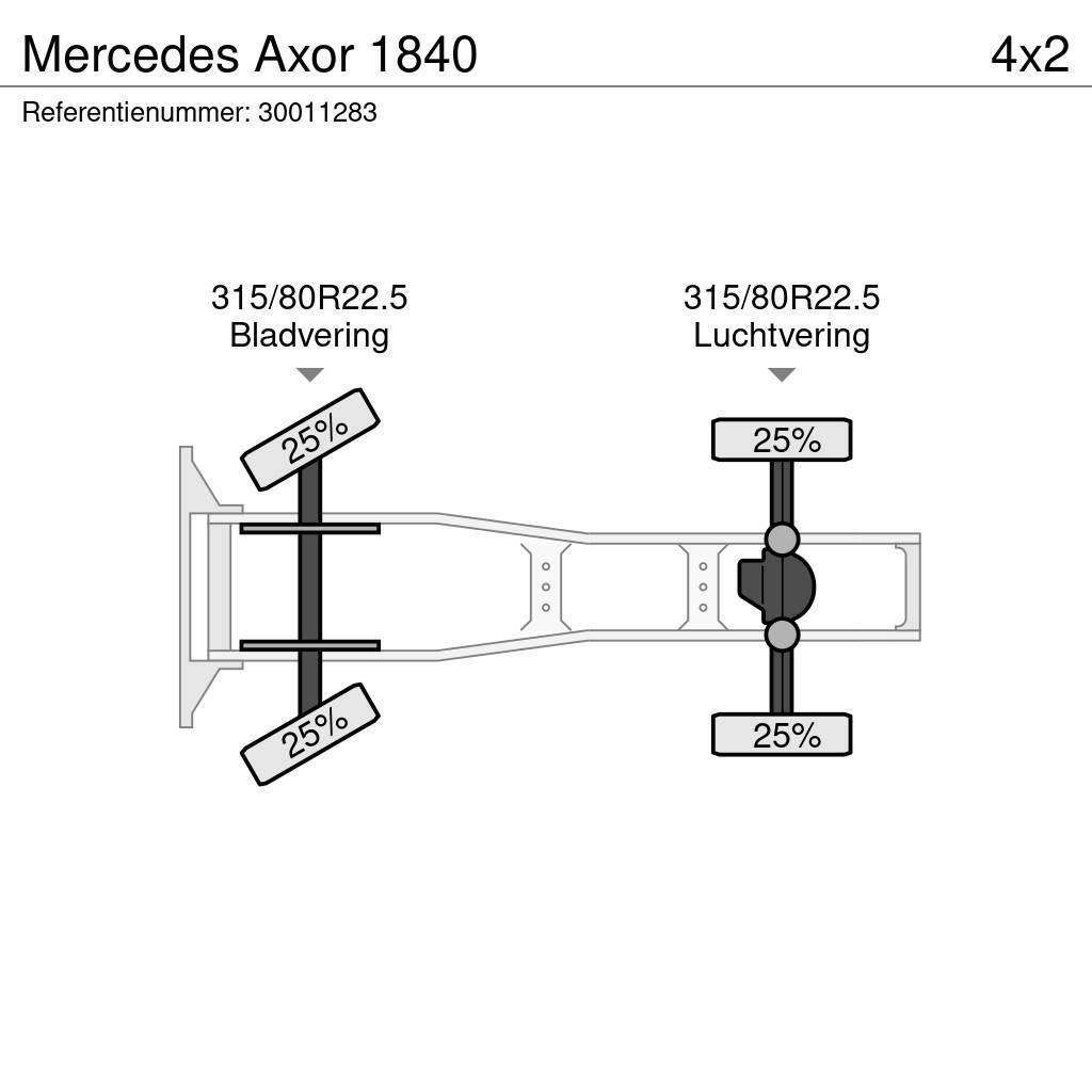 Mercedes-Benz Axor 1840 Tractores (camiões)