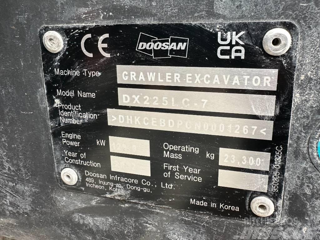 Doosan DX 225 LC-7 TOPCON OQ70/55 Escavadoras de rastos