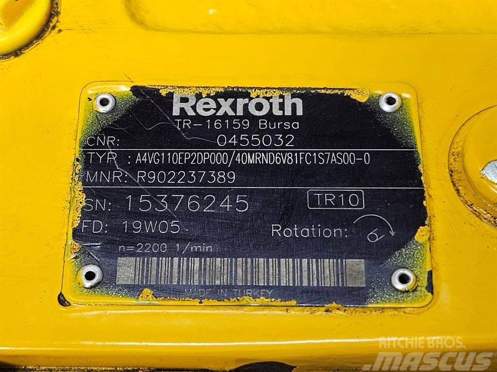 Rexroth A4VG110EP2DP000/40MR-Drive pump/Fahrpumpe/Rijpomp Hidráulica
