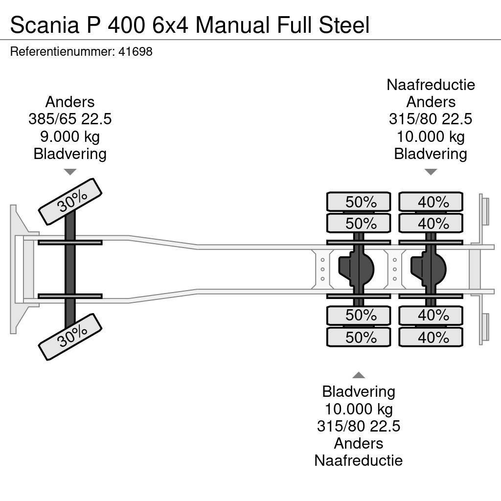 Scania P 400 6x4 Manual Full Steel Camiões Ampliroll