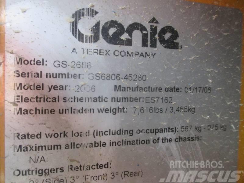 Genie GS 2668 RT Elevadores de tesoura
