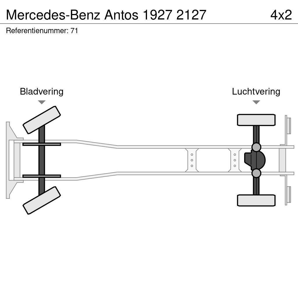 Mercedes-Benz Antos 1927 2127 Camiões de caixa fechada