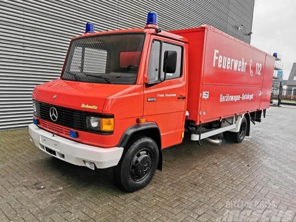 Mercedes-Benz 811 D 4x2 Feuerwehr 10.000 KM! Carros de bombeiros