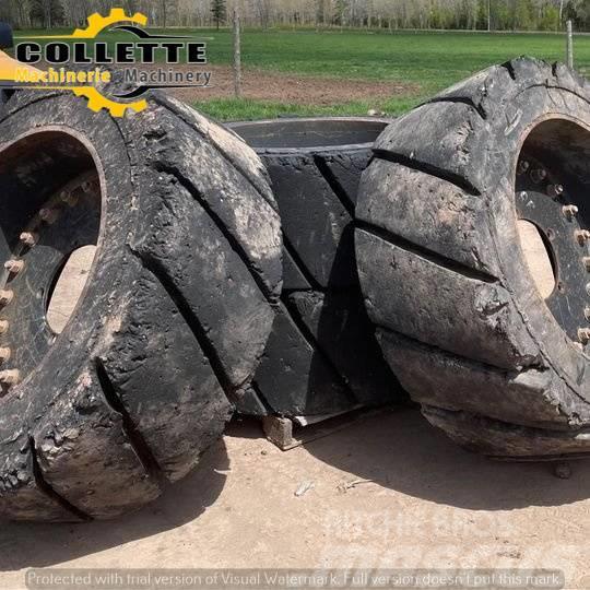 Brawler Solid Pneumatic Tires Escavadoras de rodas