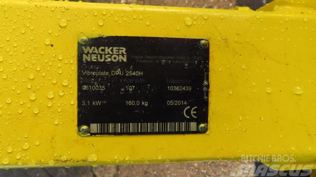 Wacker Neuson dpu 2540h diesel trilplaat/Compactor Plate Placas compactadoras