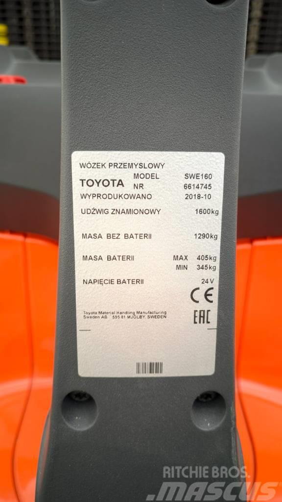 Toyota SWE160 Empilhador para operador externo