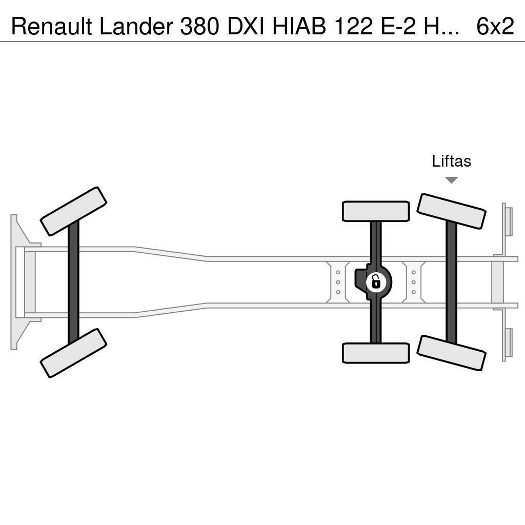 Renault Lander 380 DXI HIAB 122 E-2 HiDuo - REMOTE CONTROL Gruas Todo terreno
