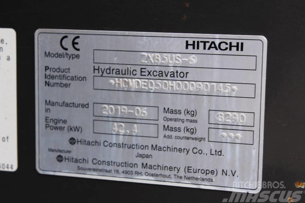 Hitachi ZX 85 US-6 / Uusi Engcon, Rasvari, Huollettu! Escavadoras Midi 7t - 12t