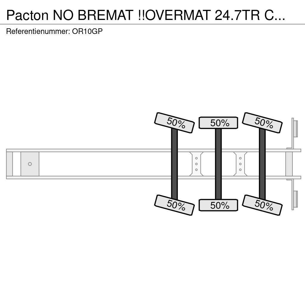Pacton NO BREMAT !!OVERMAT 24.7TR CEMENT/MORTEL/SCREED/MO Outros Semi Reboques