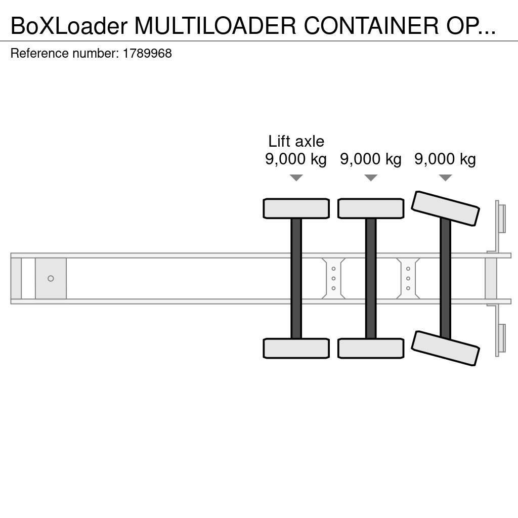  BOXLOADER MULTILOADER CONTAINER OPLEGGER/TRAILER/A Semi Reboques Porta Contentores