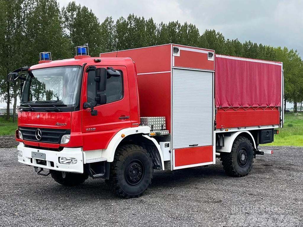 Mercedes-Benz Atego 1118 Tarpaulin / Canvas Box Truck Carros de bombeiros