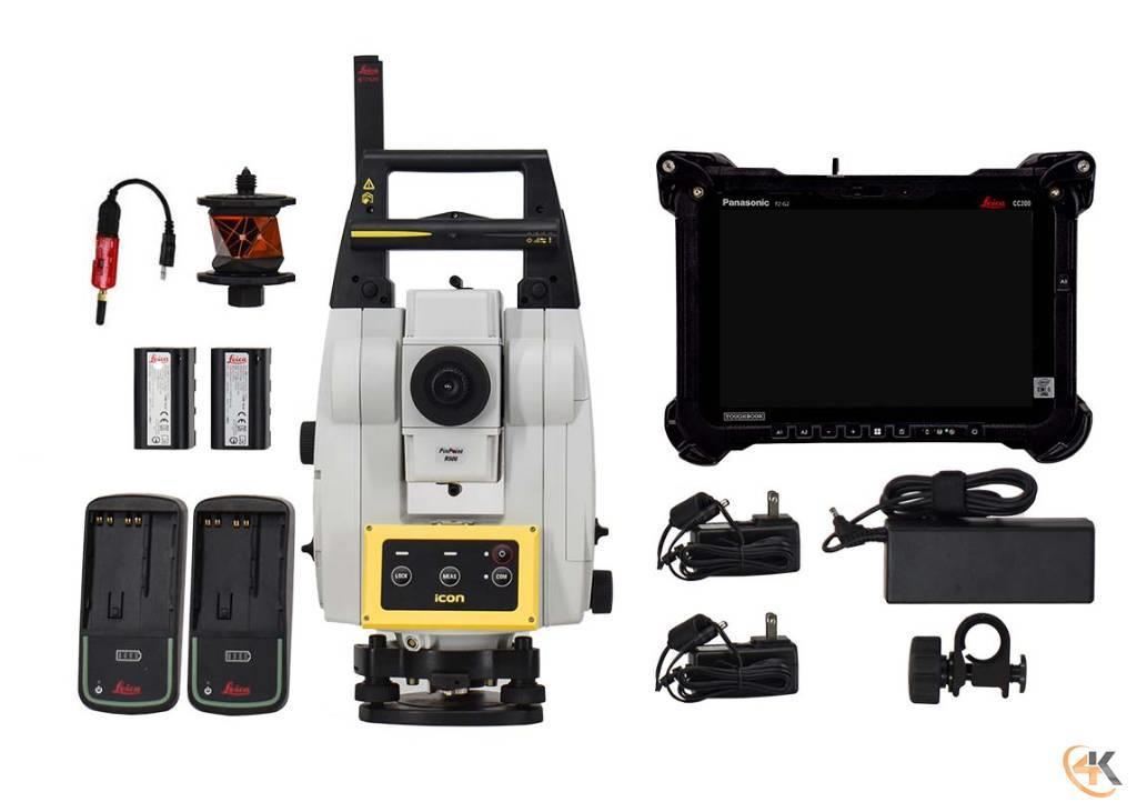 Leica NEW iCR70 Robotic Total Station w/ CC200 & iCON Outros componentes
