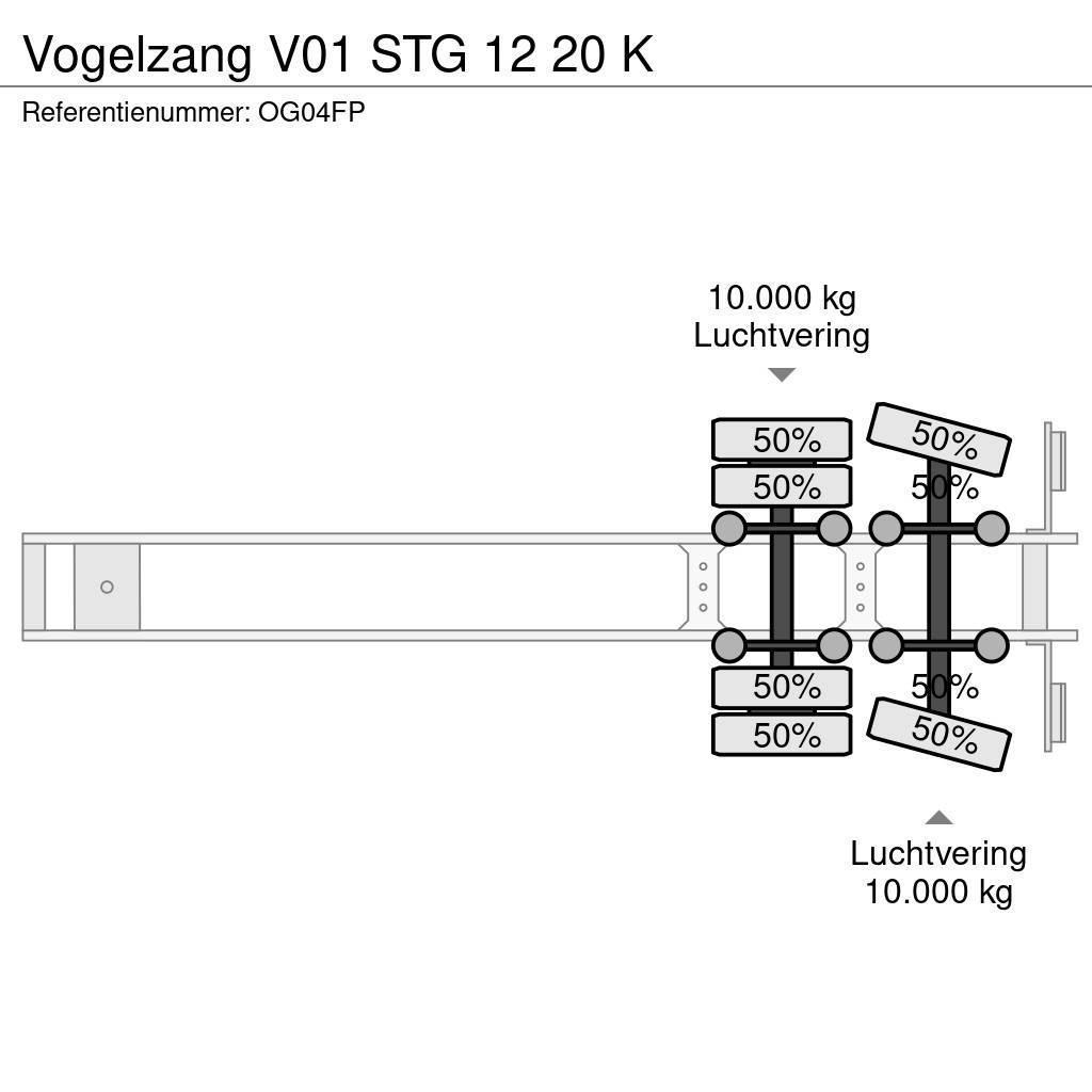 Vogelzang V01 STG 12 20 K Semi-Reboques Caixa Fechada