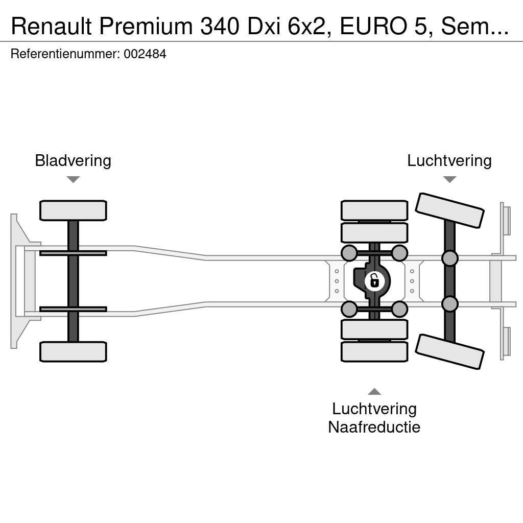 Renault Premium 340 Dxi 6x2, EURO 5, Semat Zoeller Camiões de lixo