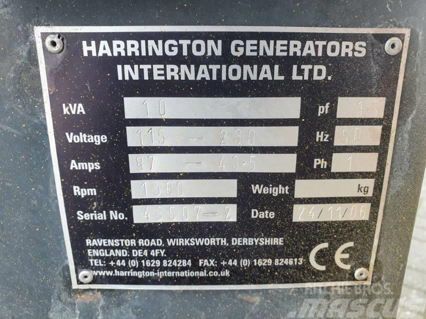 Harrington 10 kVA Stromgenerator / Diesel Stromaggragat Geradores Diesel