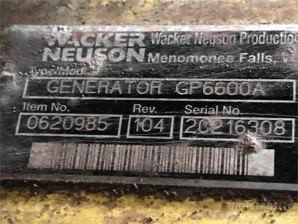 Wacker Neuson GP6600A Outros Geradores