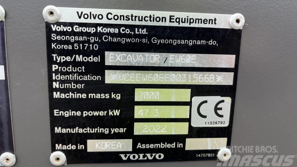 Volvo EW60E Escavadoras de rodas