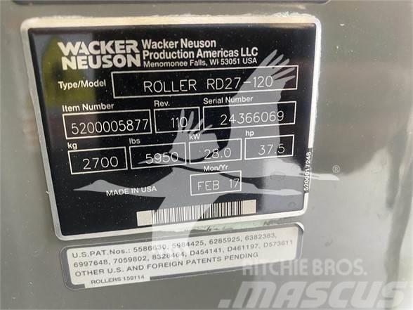 Wacker Neuson RD27-120 Cilindros Compactadores monocilíndricos