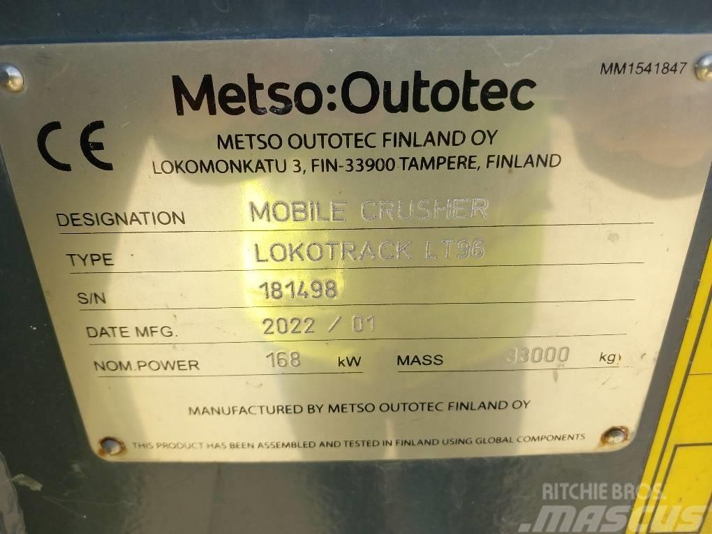 Metso Lokotrack LT 96 Britadores móveis