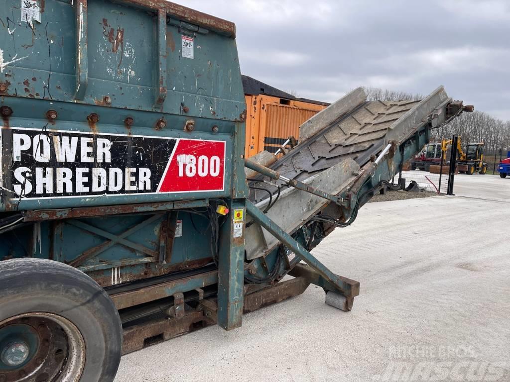 PowerScreen Powershredder 1800 Trituradoras de lixo